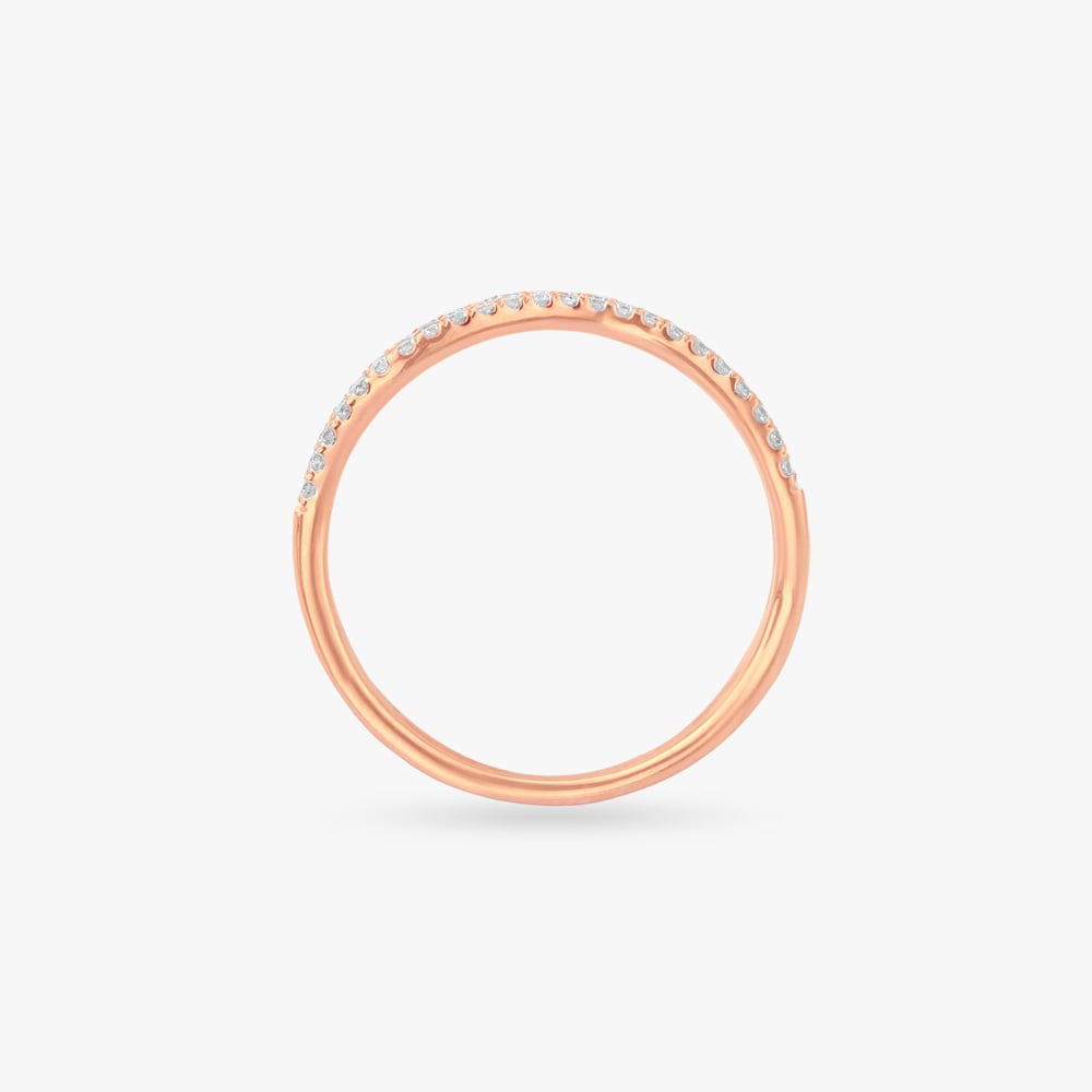 Twin Wave Diamond Finger Ring,,hi-res image number null