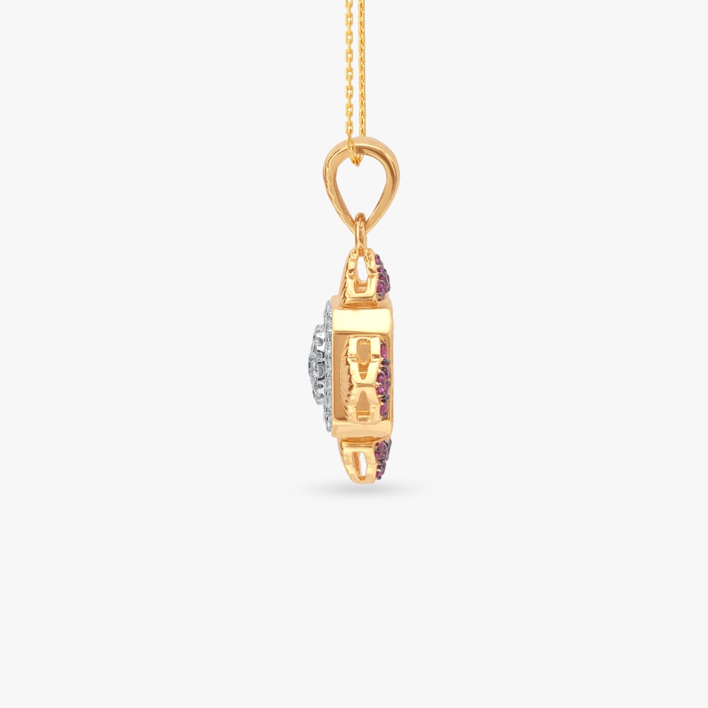 Regal Bloom Diamond Pendant,,hi-res image number null