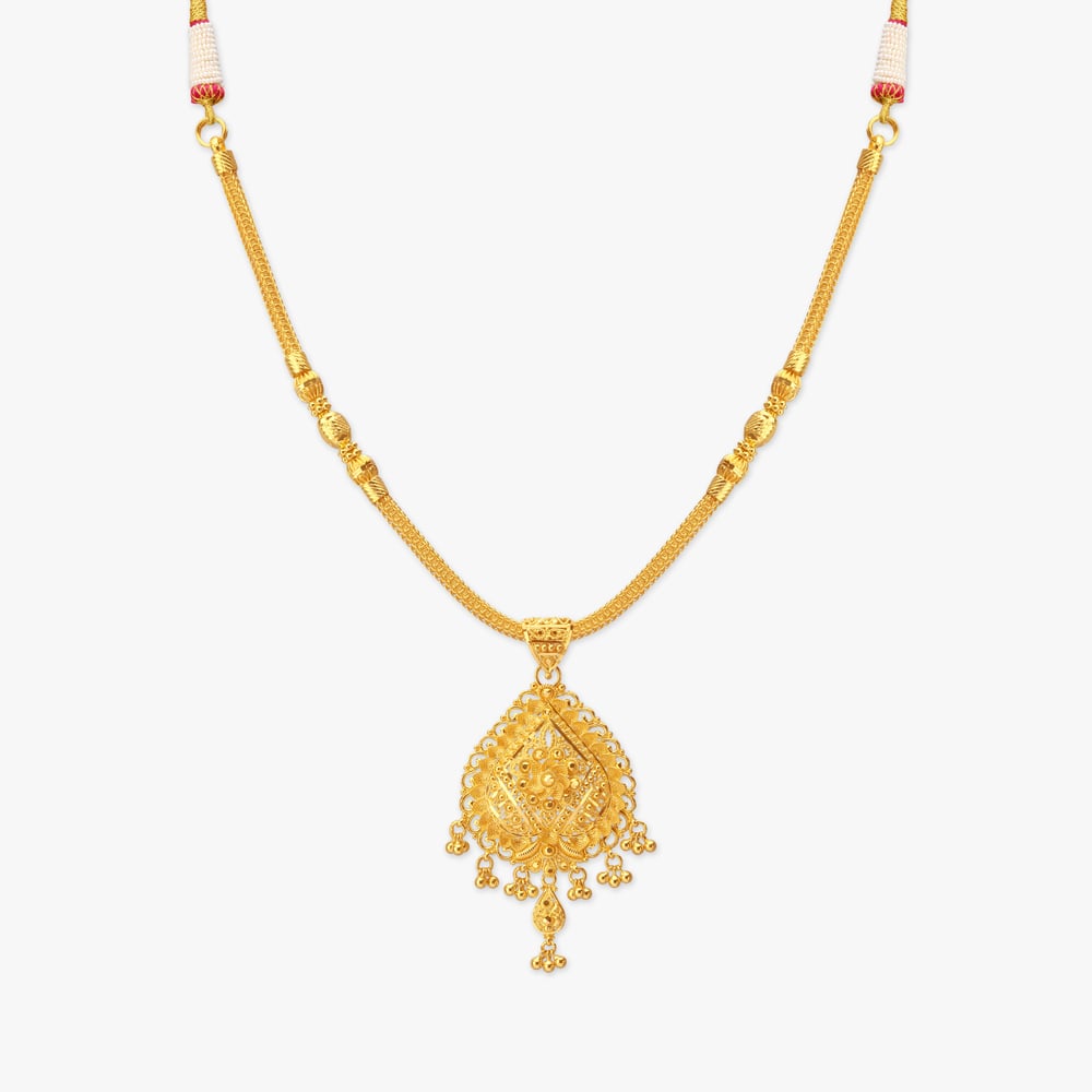 

Gilded Glimmer Gold Necklace
