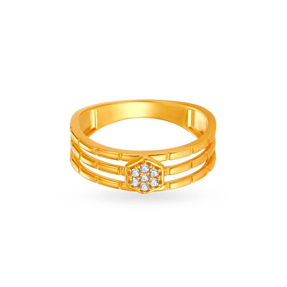 

Fashionable Men's Gold Finger Ring