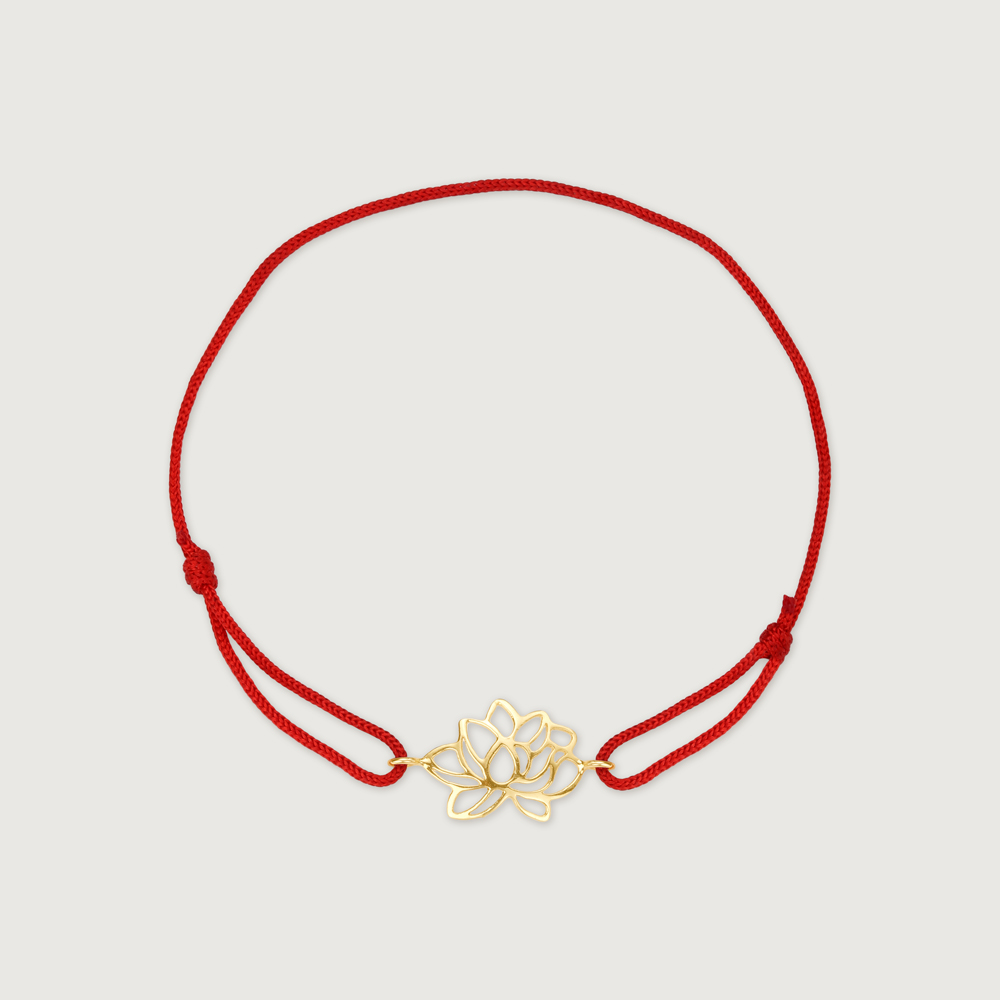 Serene Radiant Lotus Gold Bracelet,,hi-res image number null