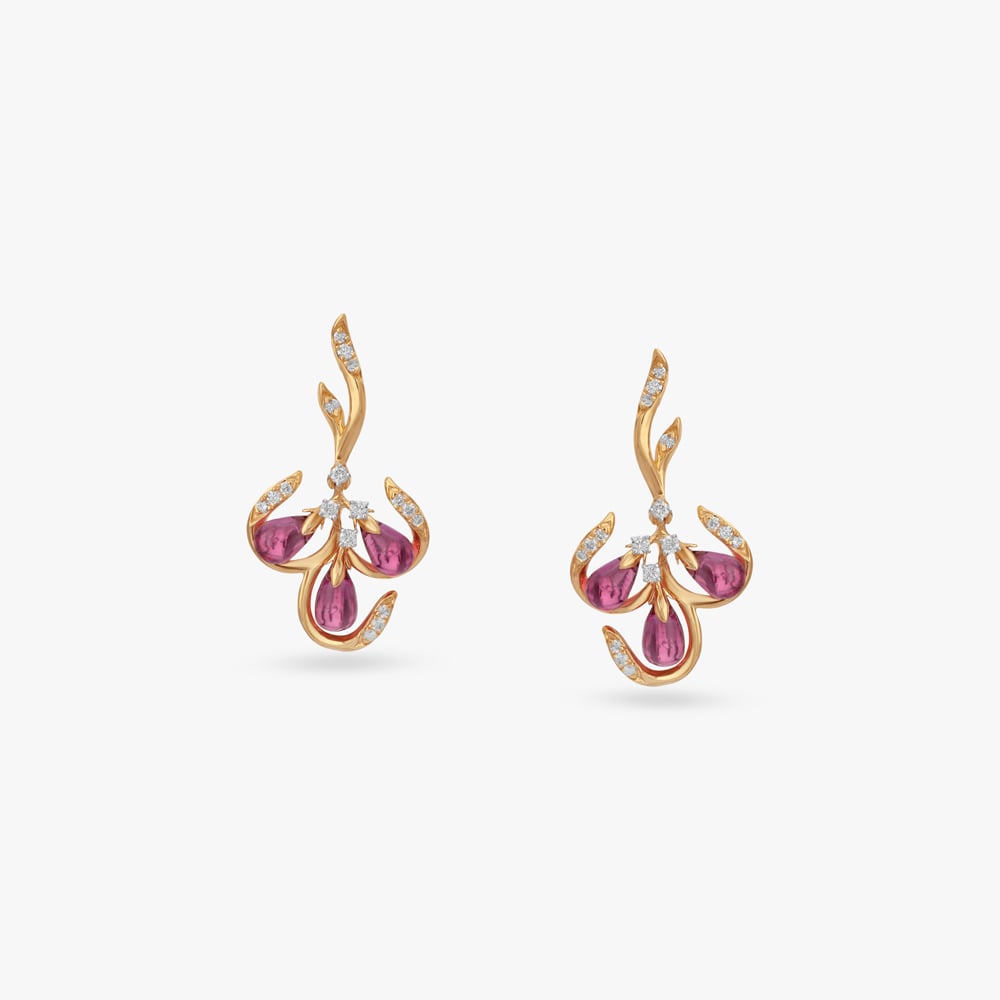 

Bloom Trail Diamond Drop Earrings