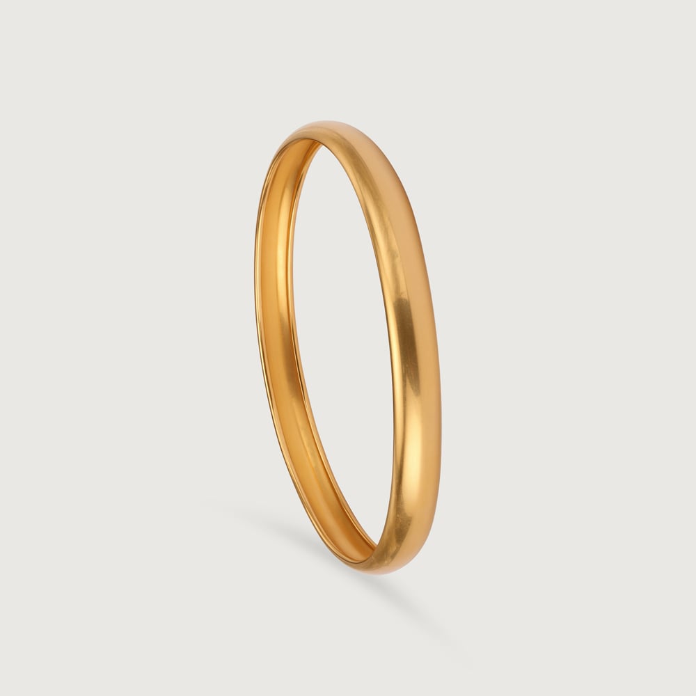 22KT Yellow Gold Sublime Minimal Bangles,,hi-res image number null