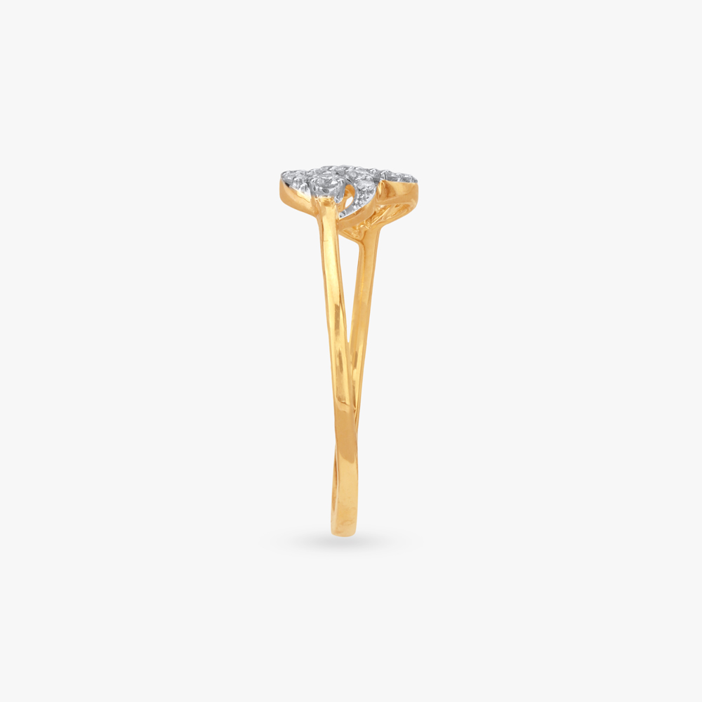 Trendy Loop Diamond Finger Ring,,hi-res image number null