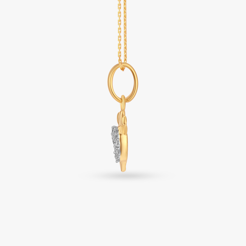 Baby Steps Diamond Pendant for Kids,,hi-res image number null