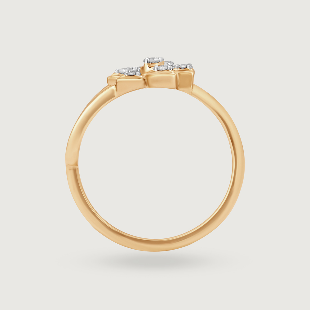 Star struck Elegance 14KT Diamond Finger Ring,,hi-res image number null