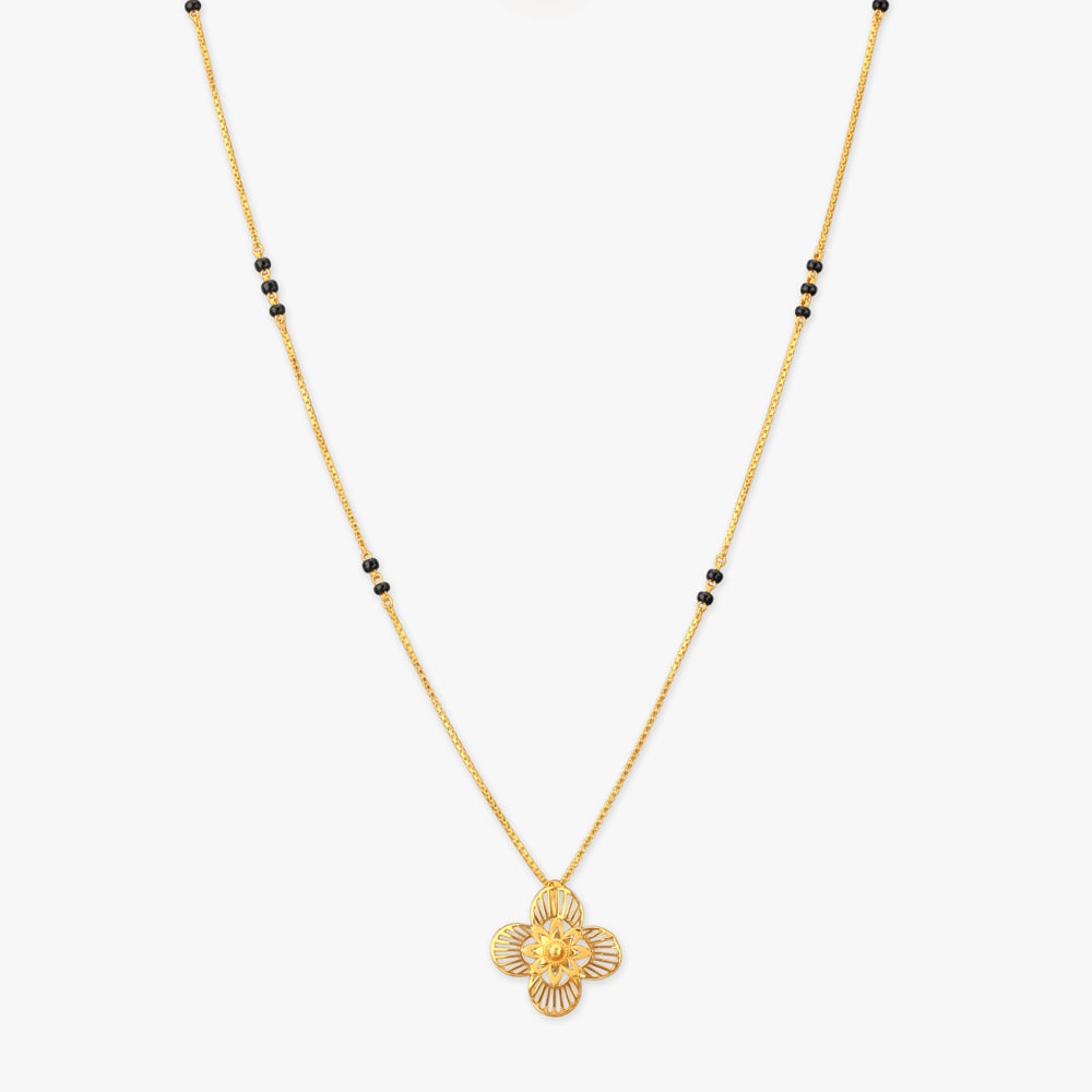 Sunbeam Bloom Gold Mangalsutra,,hi-res image number null