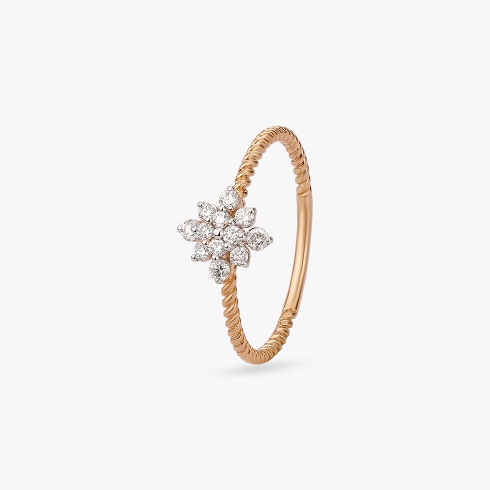 Twisted Bloom Diamond Ring,,hi-res image number null