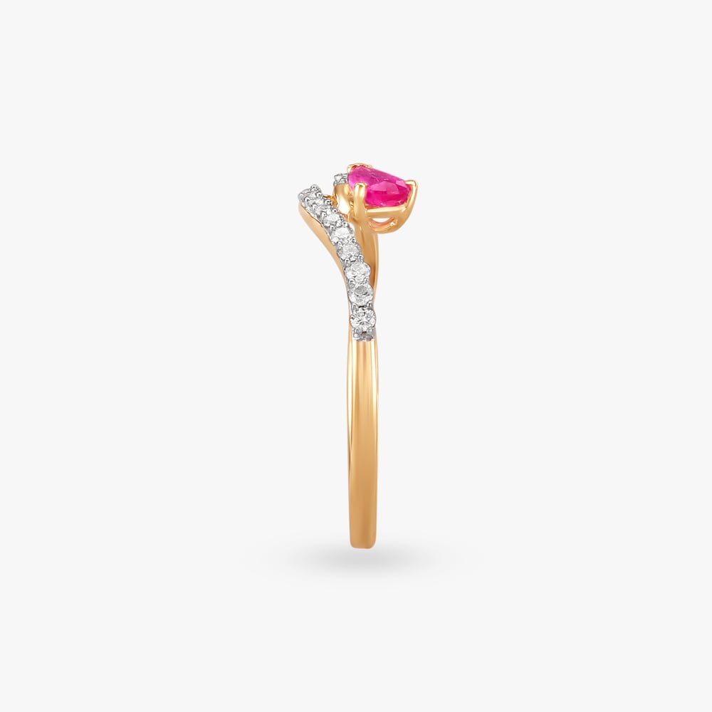 Blushing Radiance Diamond Finger Ring,,hi-res image number null