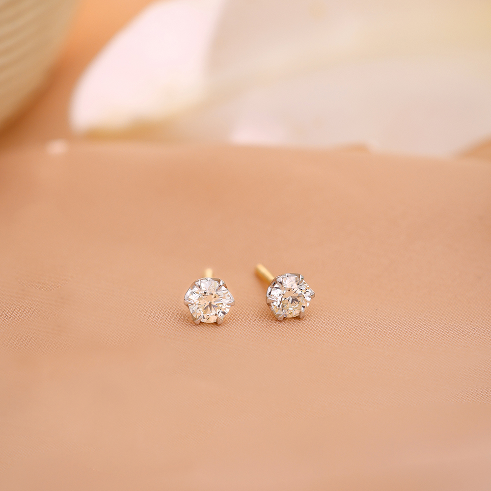 Resplendent Dazzle Solitaire Earrings,,hi-res image number null