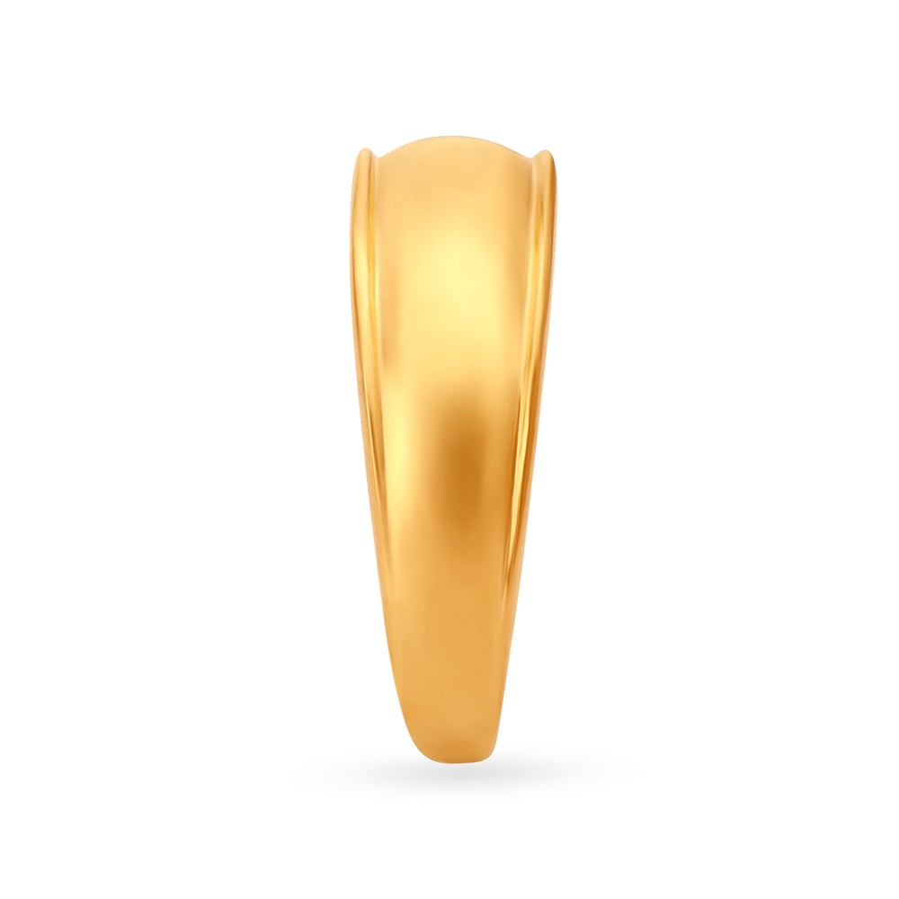 Lustrous Minimalistic Gold Ring for Men,,hi-res image number null