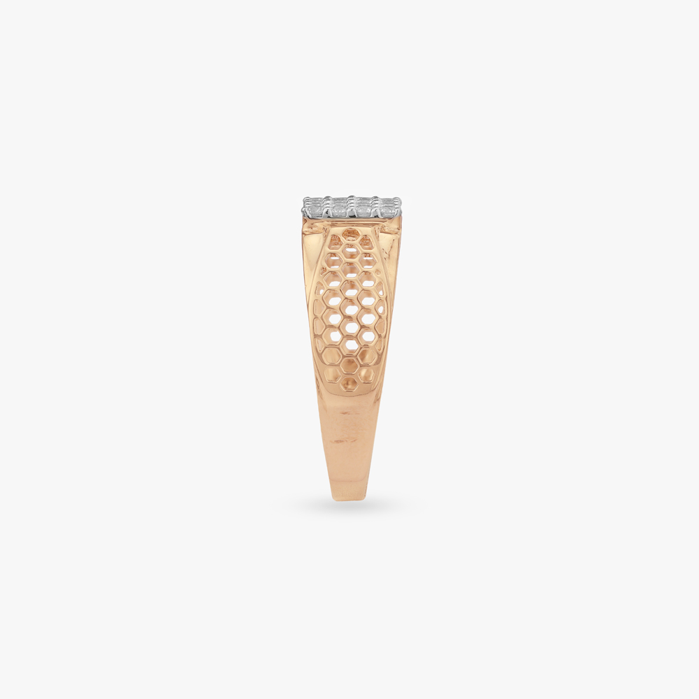 Honeycomb Cluster Diamond Ring For Men,,hi-res image number null