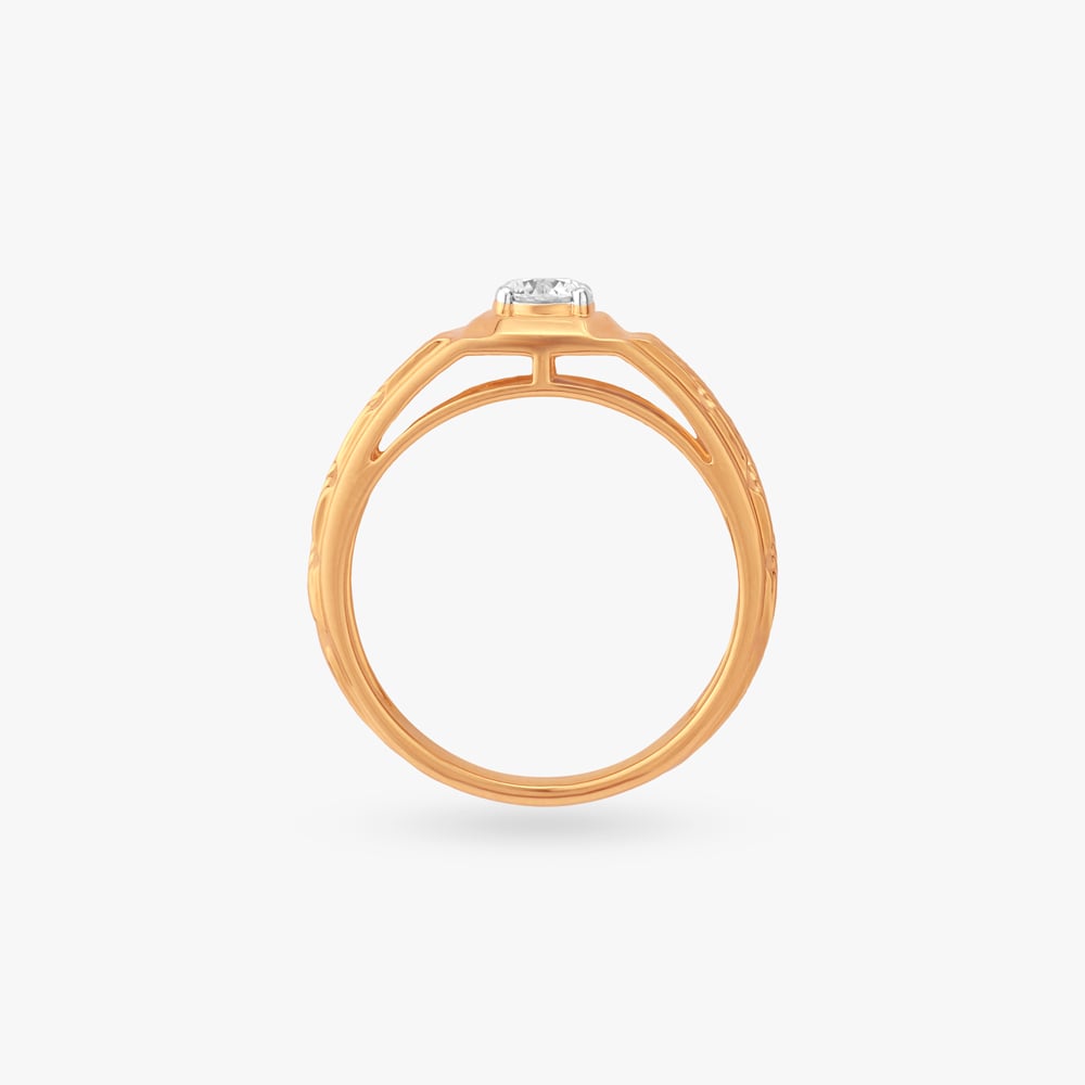 Sparkle Story Solitaire Ring for Men,,hi-res image number null