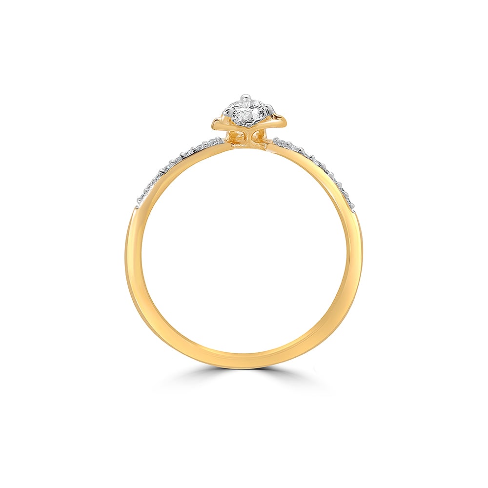 Heartstrings Solitaire Finger Ring,,hi-res image number null