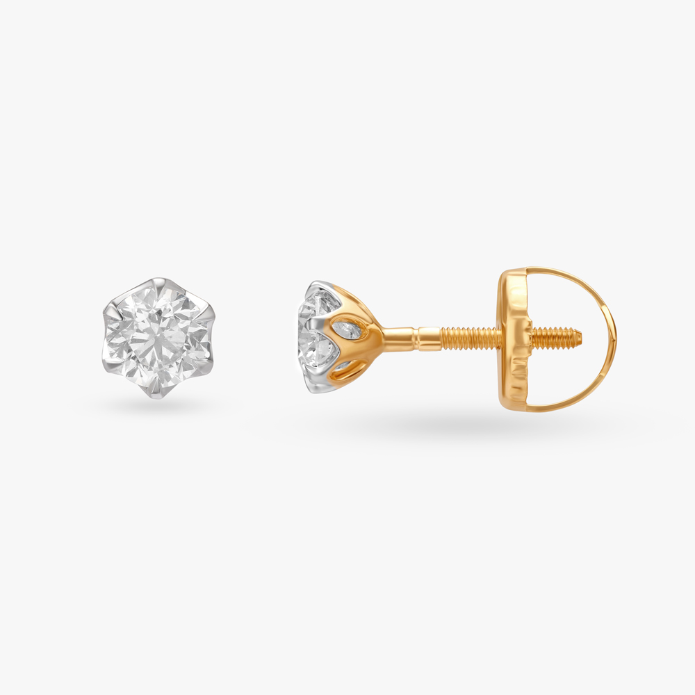 Resplendent Dazzle Solitaire Earrings,,hi-res image number null