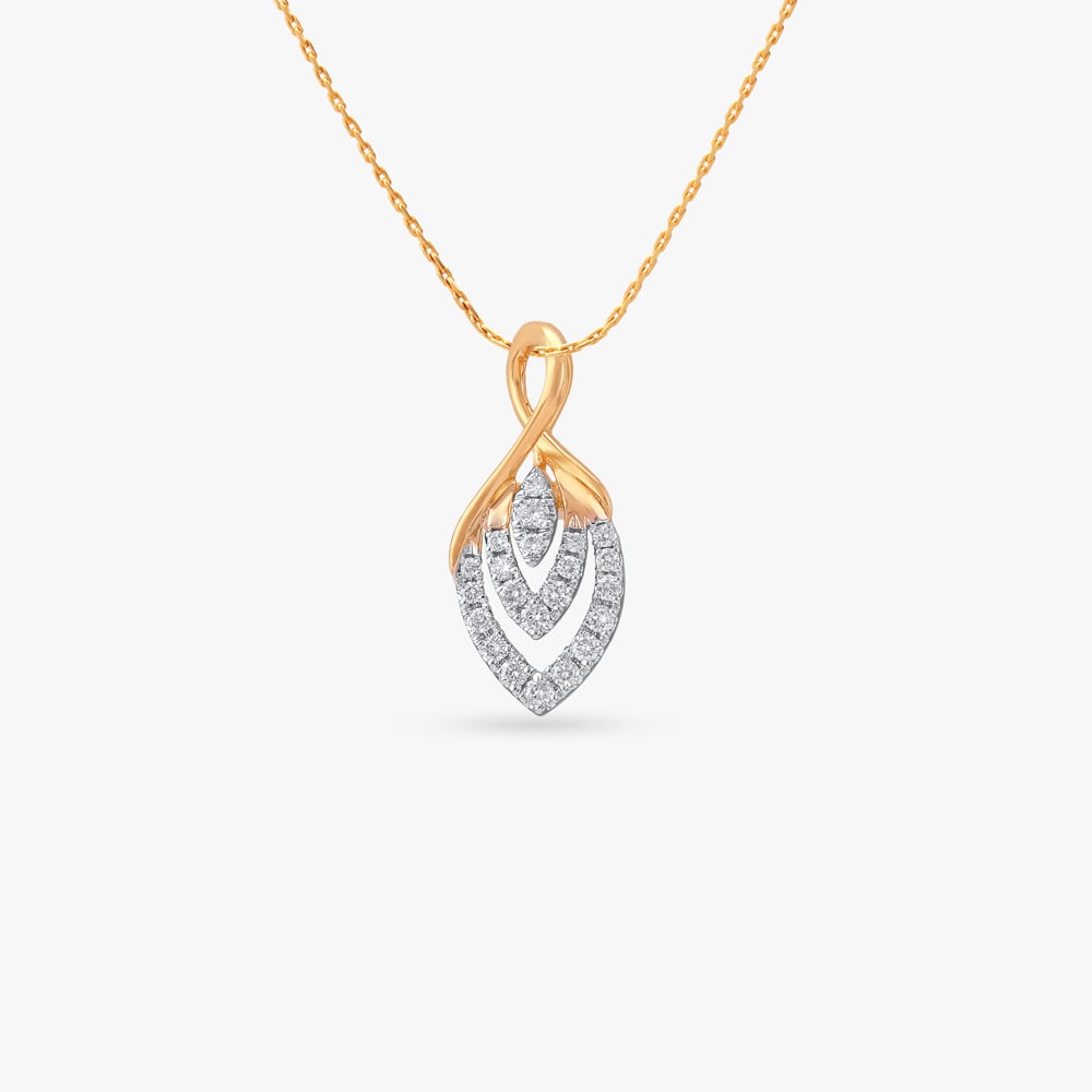 

Flowline Spark Diamond Pendant
