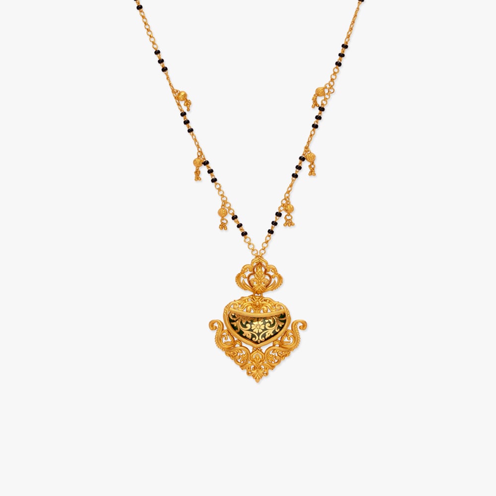 Sunrise Aura Gold Mangalsutra,,hi-res image number null