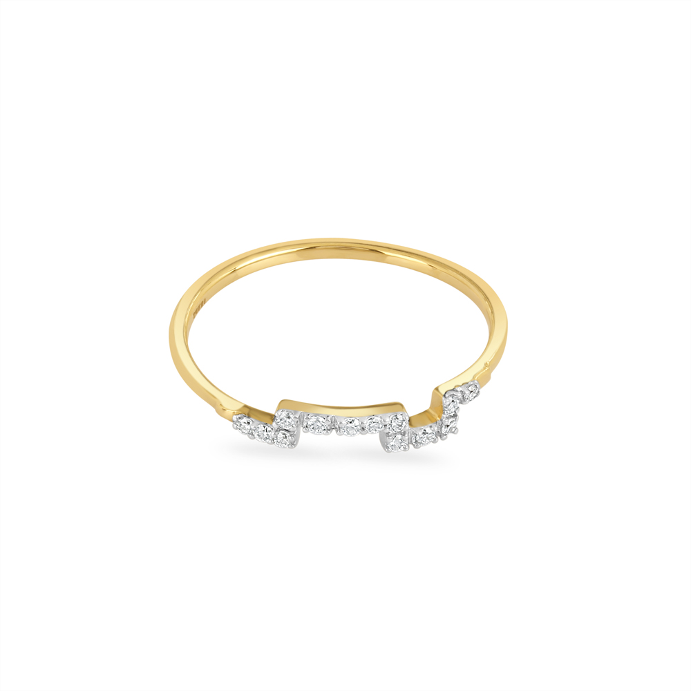 14KT Yellow Gold Martini Finger Ring,,hi-res image number null