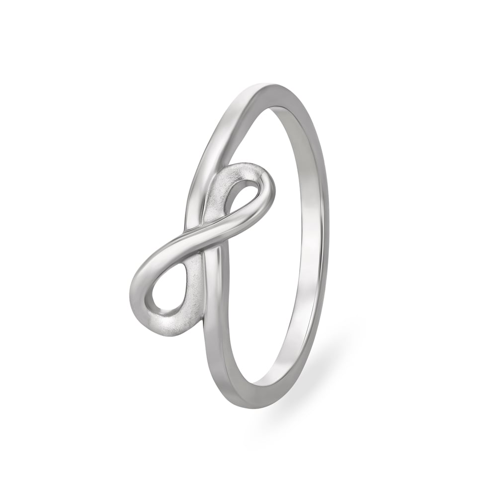 Elegant Infinity Platinum Ring