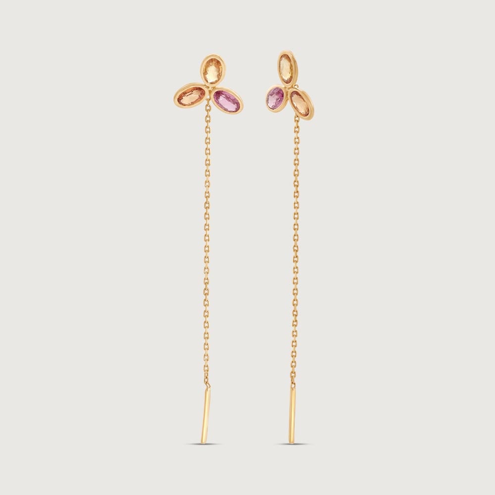 Twinkle Trail Sapphire Drop Earrings,,hi-res image number null