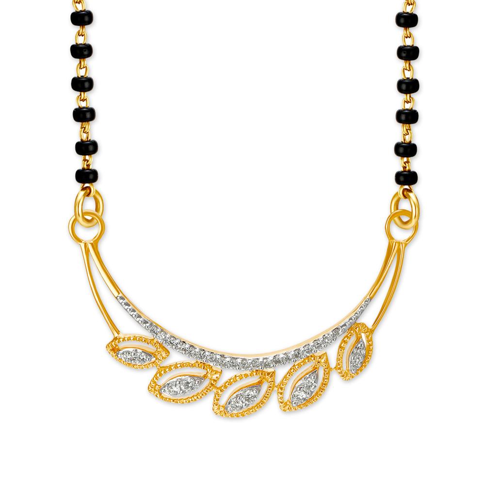 Graceful Diamond Mangalsutra,,hi-res image number null