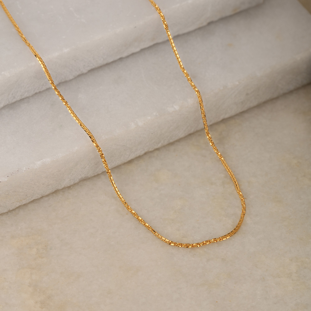 Luminous Thread 22KT Gold Chain,,hi-res image number null