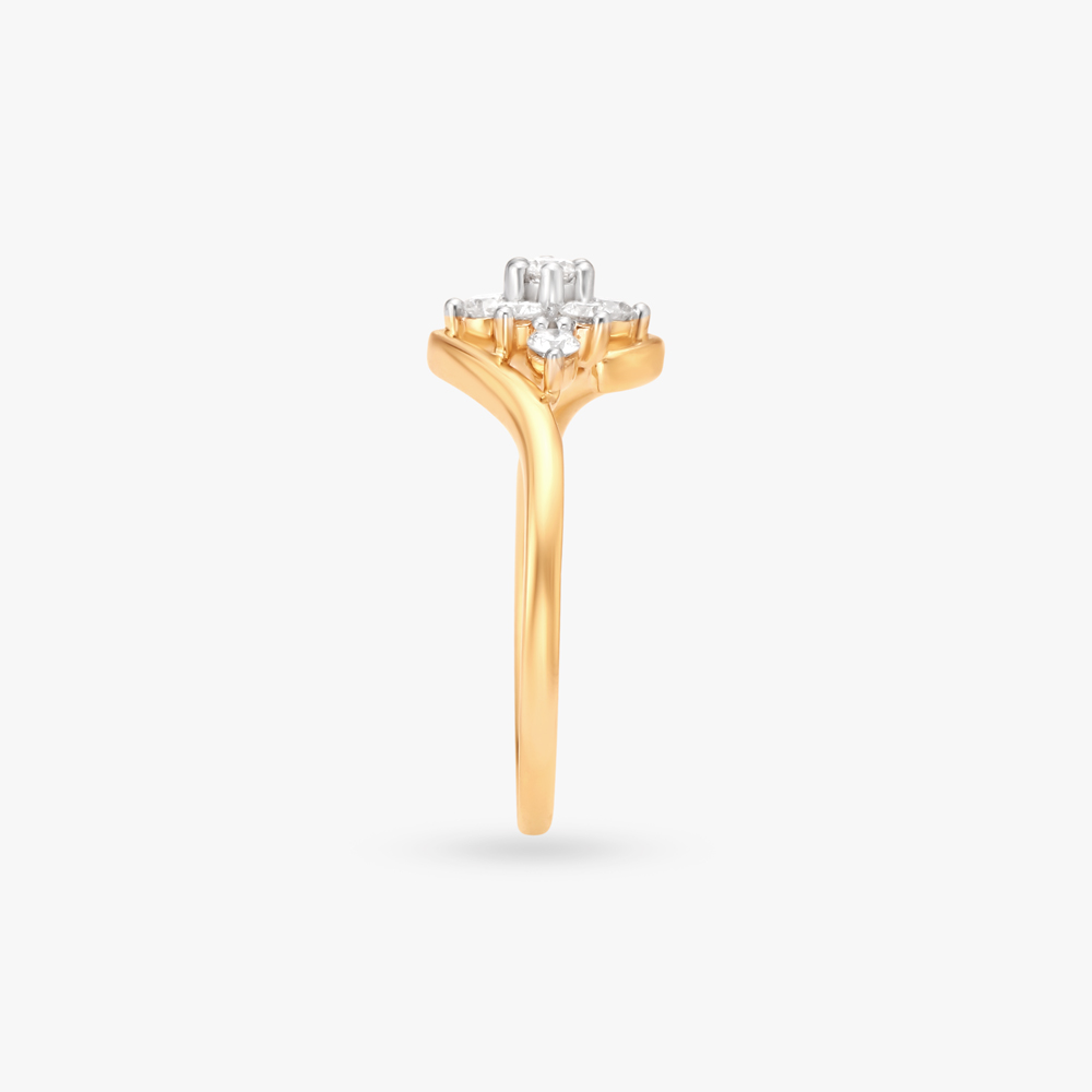 Cluster Diamond Finger Ring,,hi-res image number null