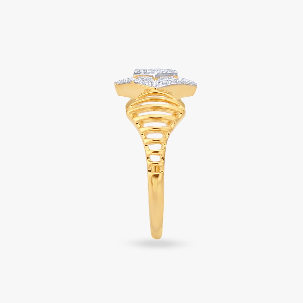 Vintage Diamond Finger Ring,,hi-res image number null