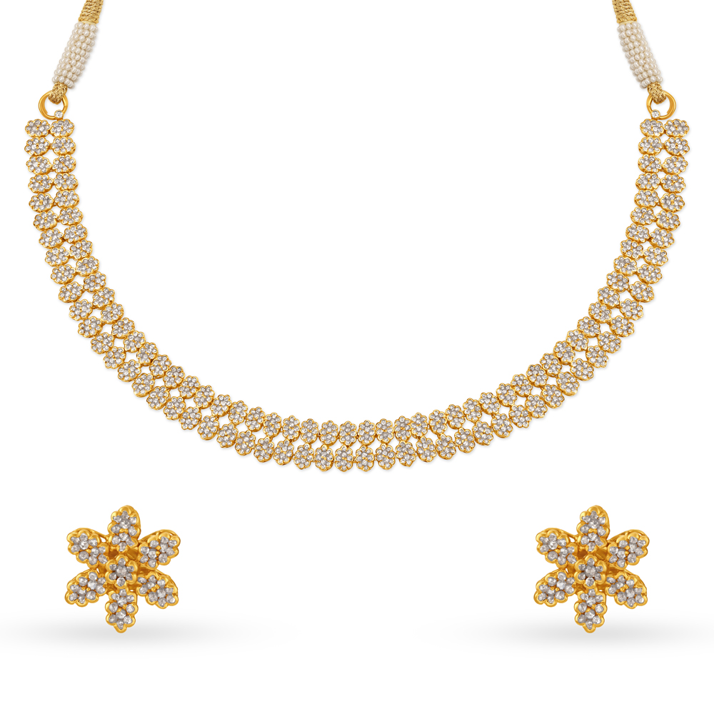 

Ethereal Gold Necklace Set
