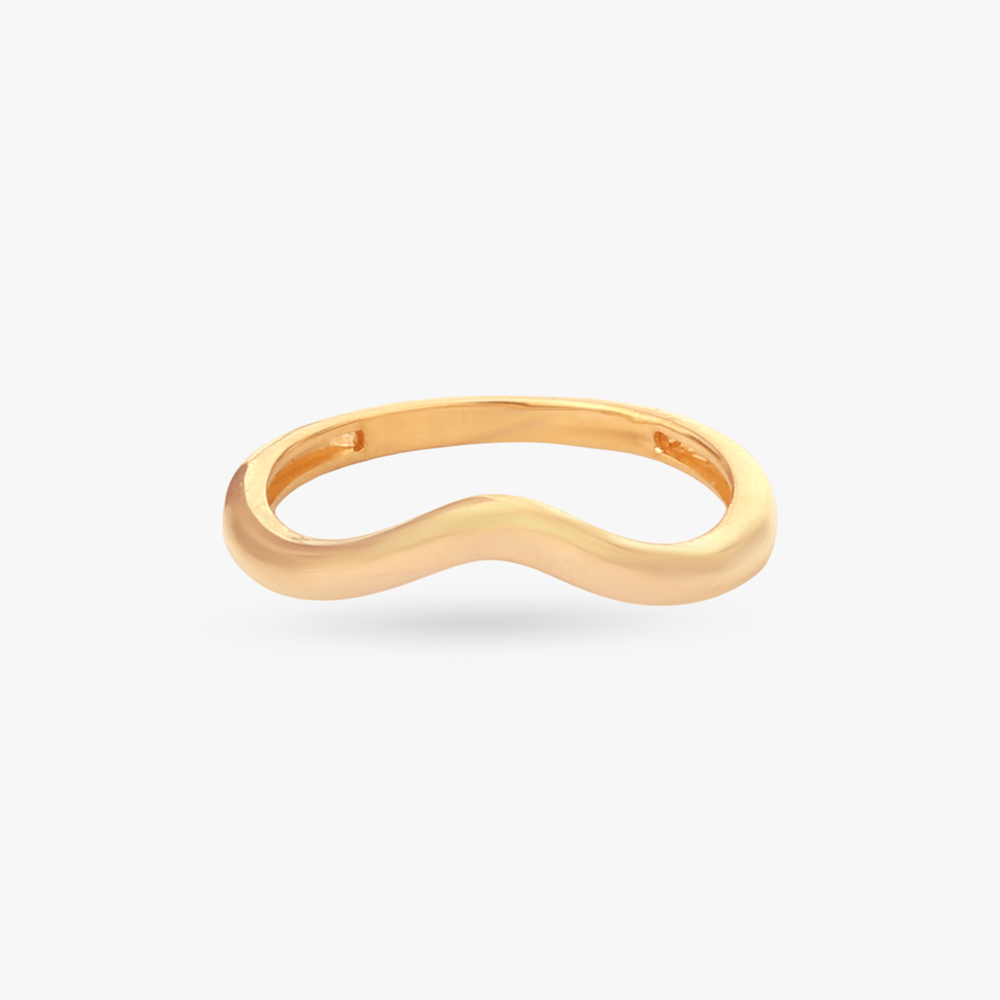 Whisper Wave Gold Ring,,hi-res image number null
