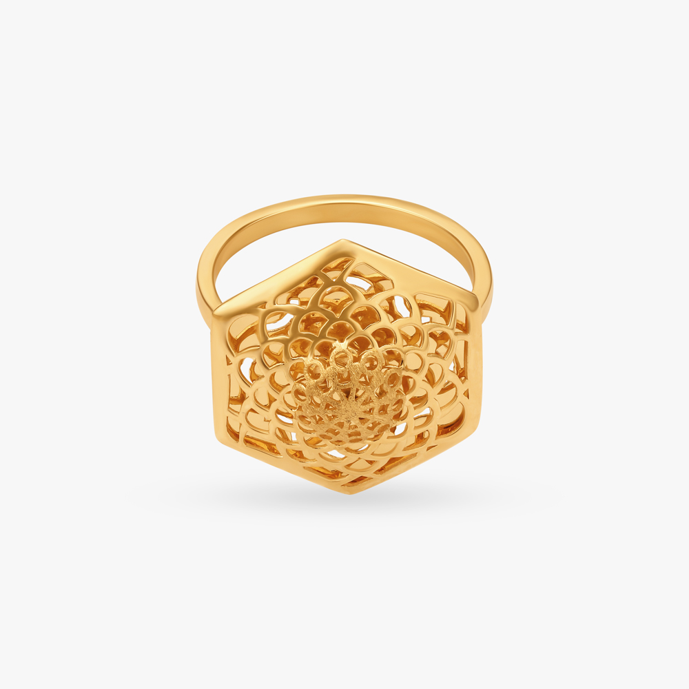 Graceful Charm Floral Ring,,hi-res image number null