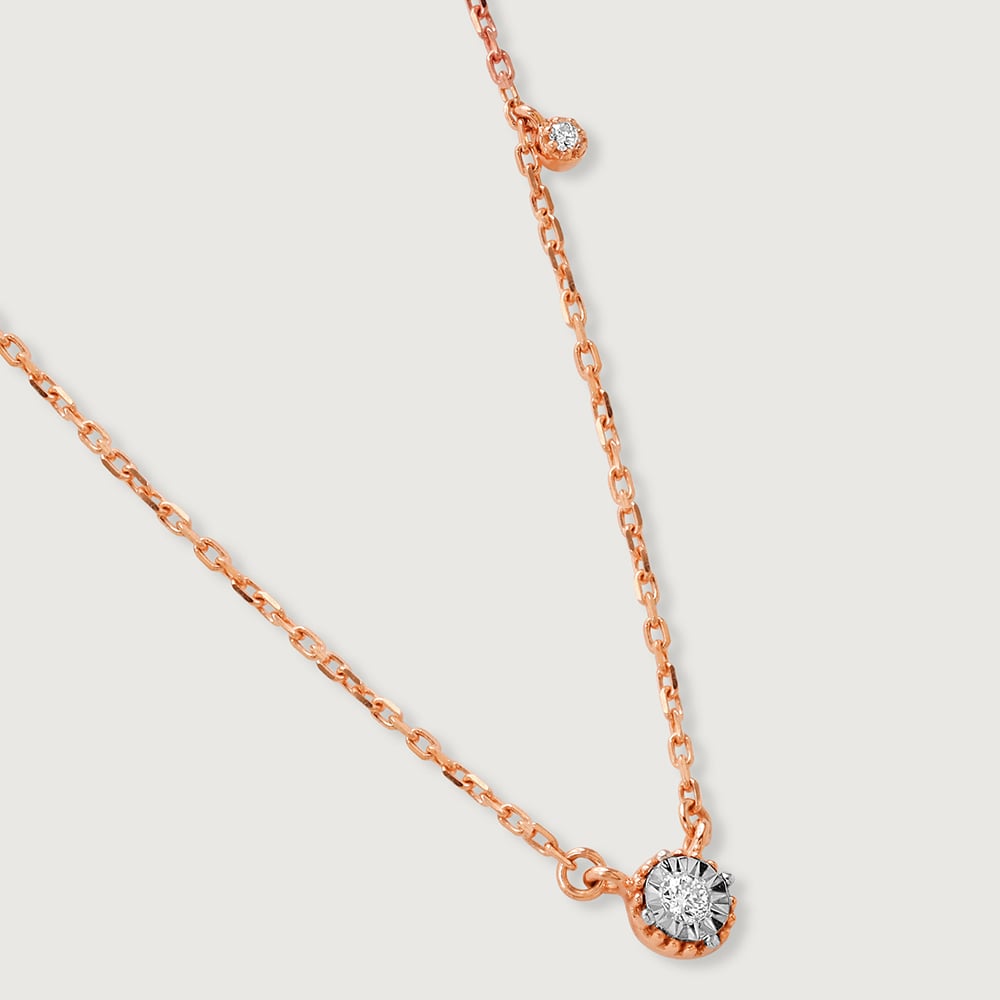 Dual Radiance 18KT Pendant with Chain,,hi-res image number null