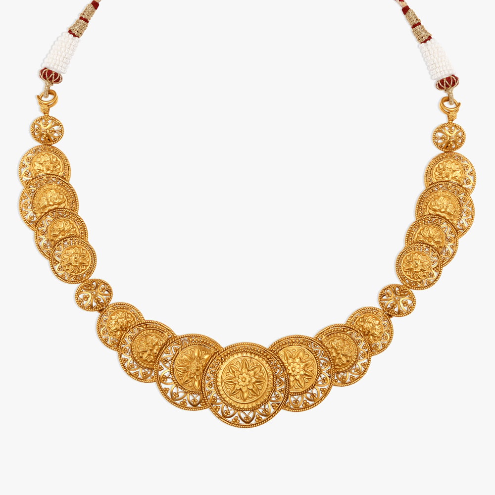 Exquisite Thappa Coin Necklace Set,,hi-res image number null