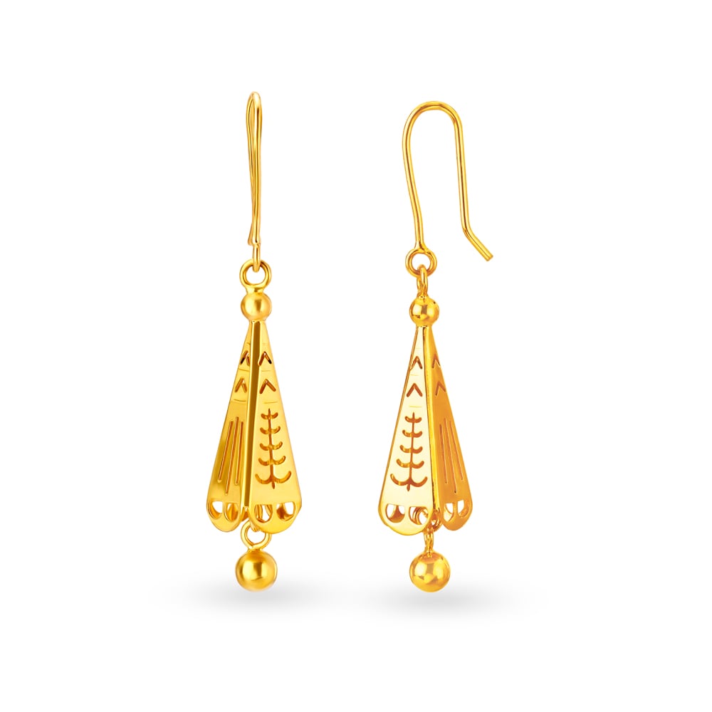 Delightful Gold Hoop Earrings,,hi-res image number null