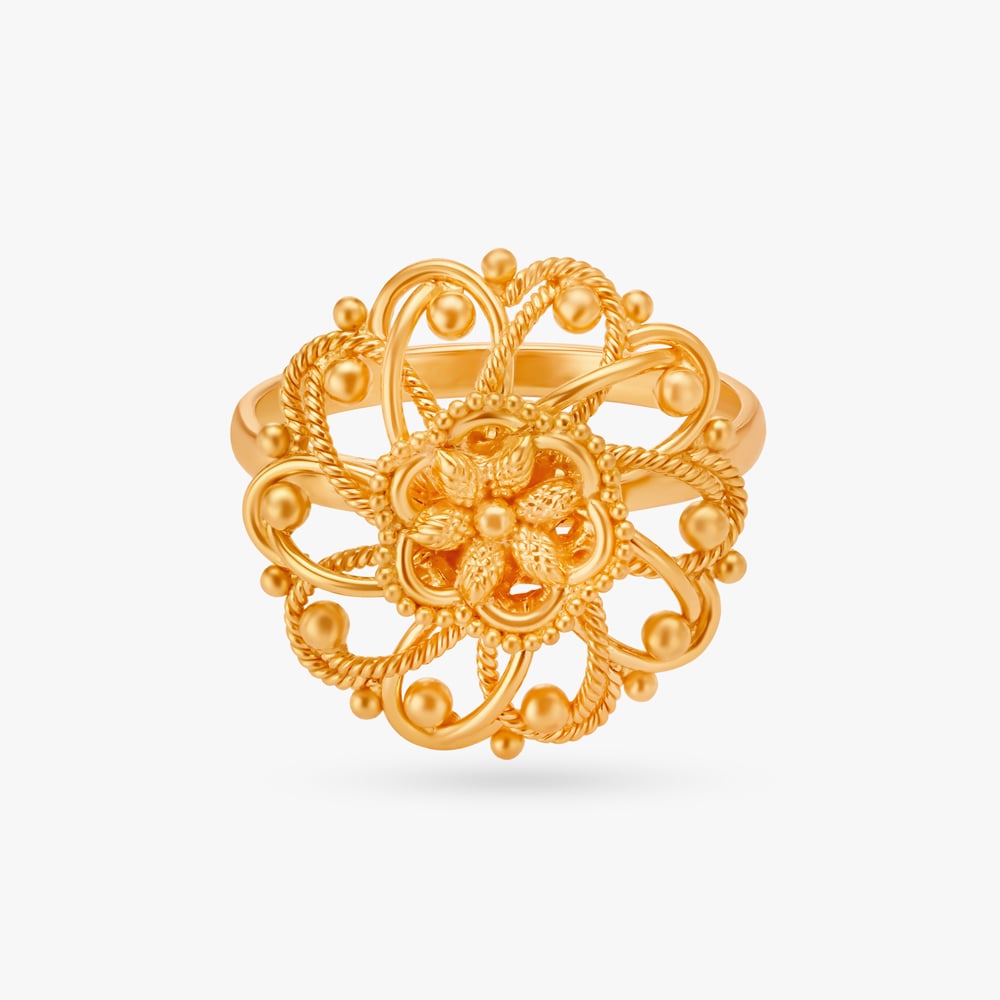 Traditional Floral Ring,,hi-res image number null