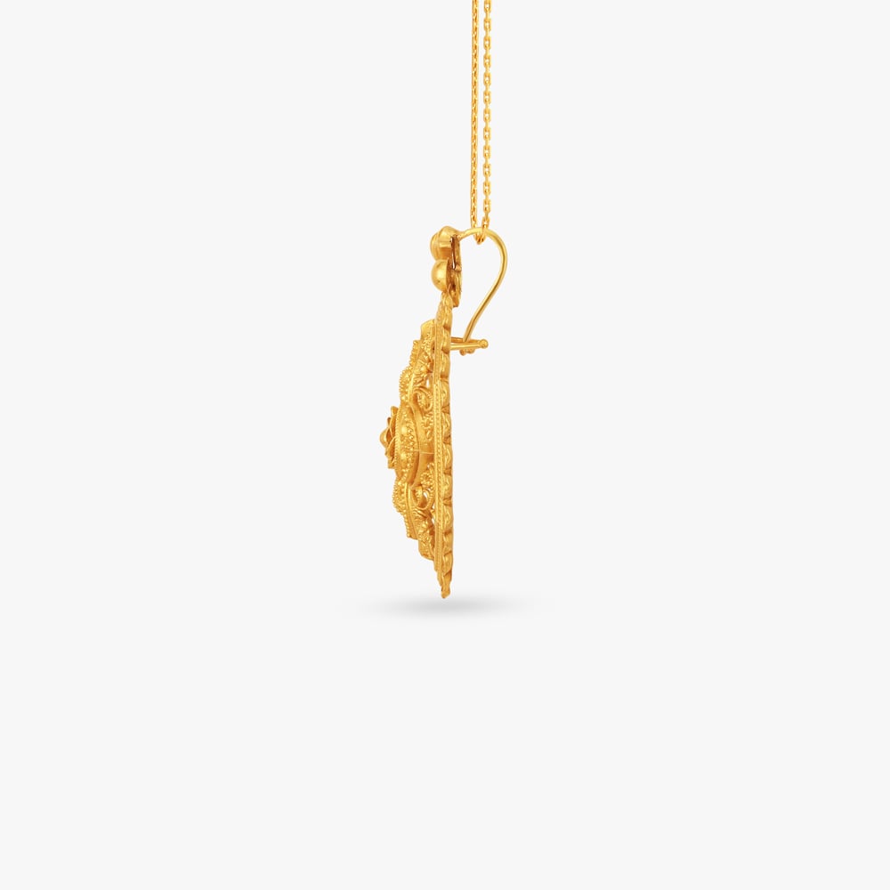Dalan Noksha Gold Pendant,,hi-res image number null