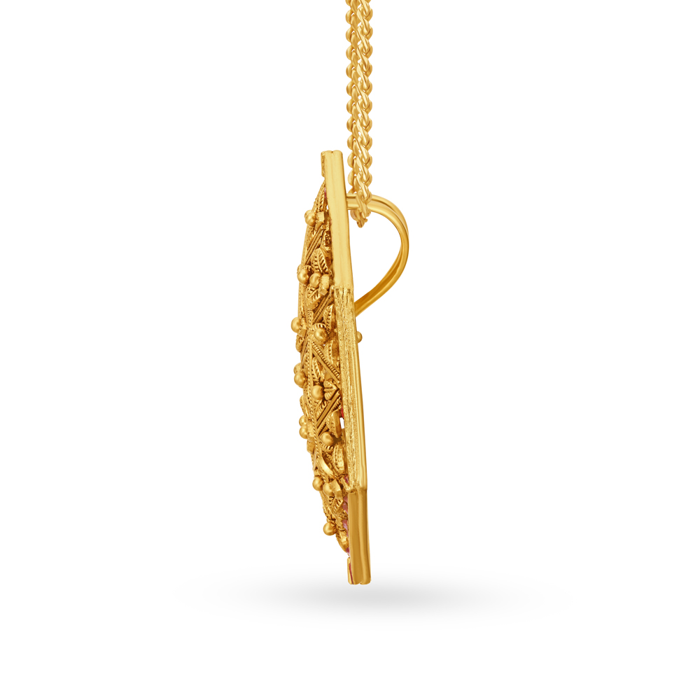 Splendid Mesh Pendant and Earrings Set,,hi-res image number null
