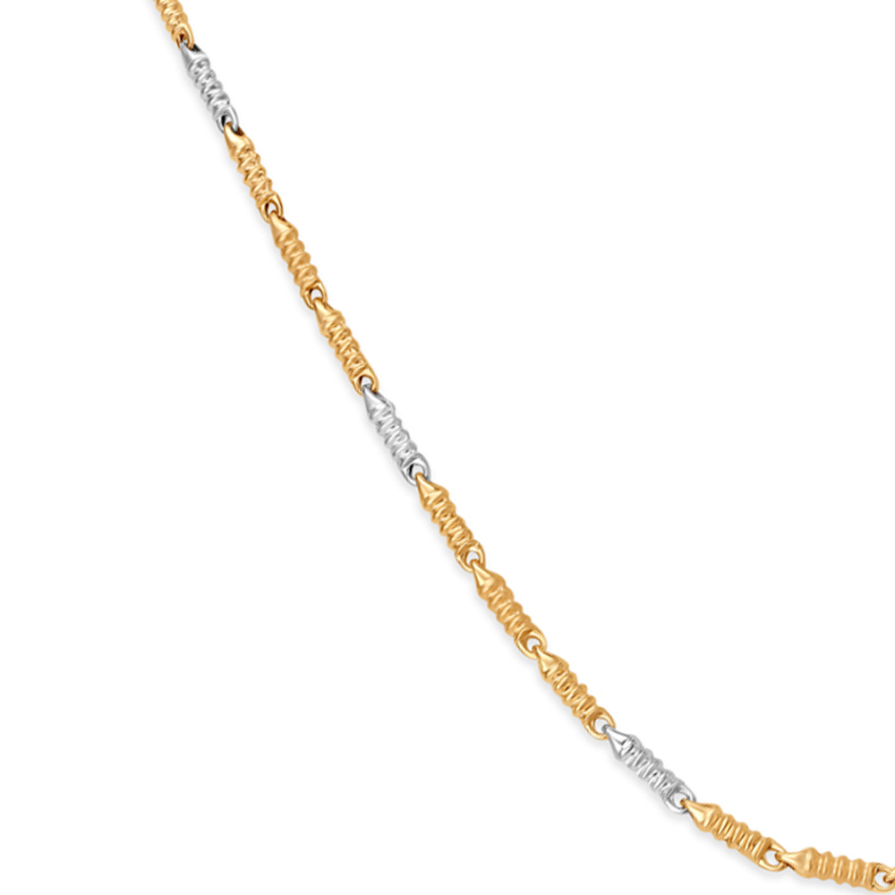 Chic Dual Tone Gold Chain for Men