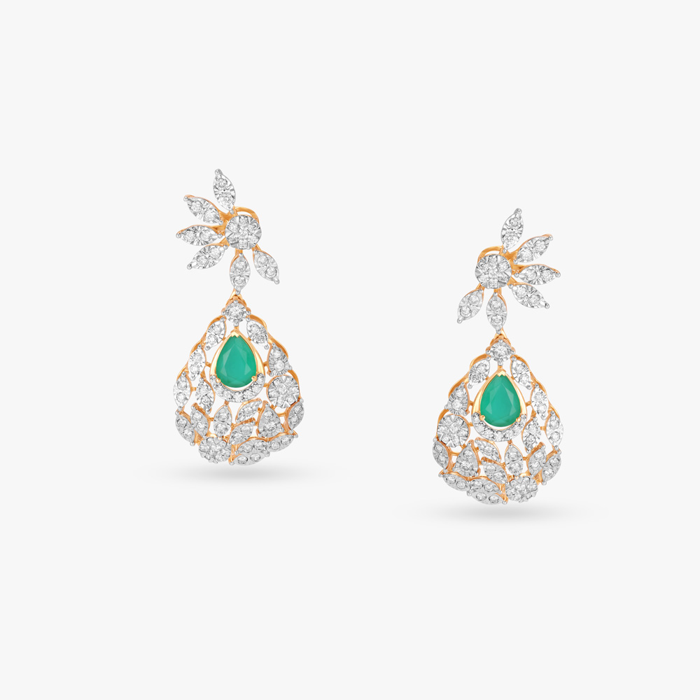 Verdant Radiance Diamond Necklace Set,,hi-res image number null