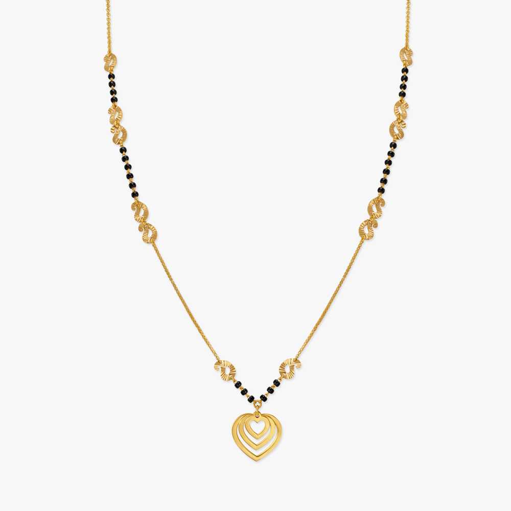 Edgy Hearts Mangalsutra,,hi-res image number null