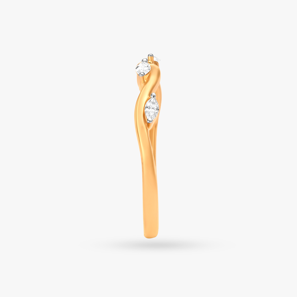Dazzling Curves Diamond Ring,,hi-res image number null