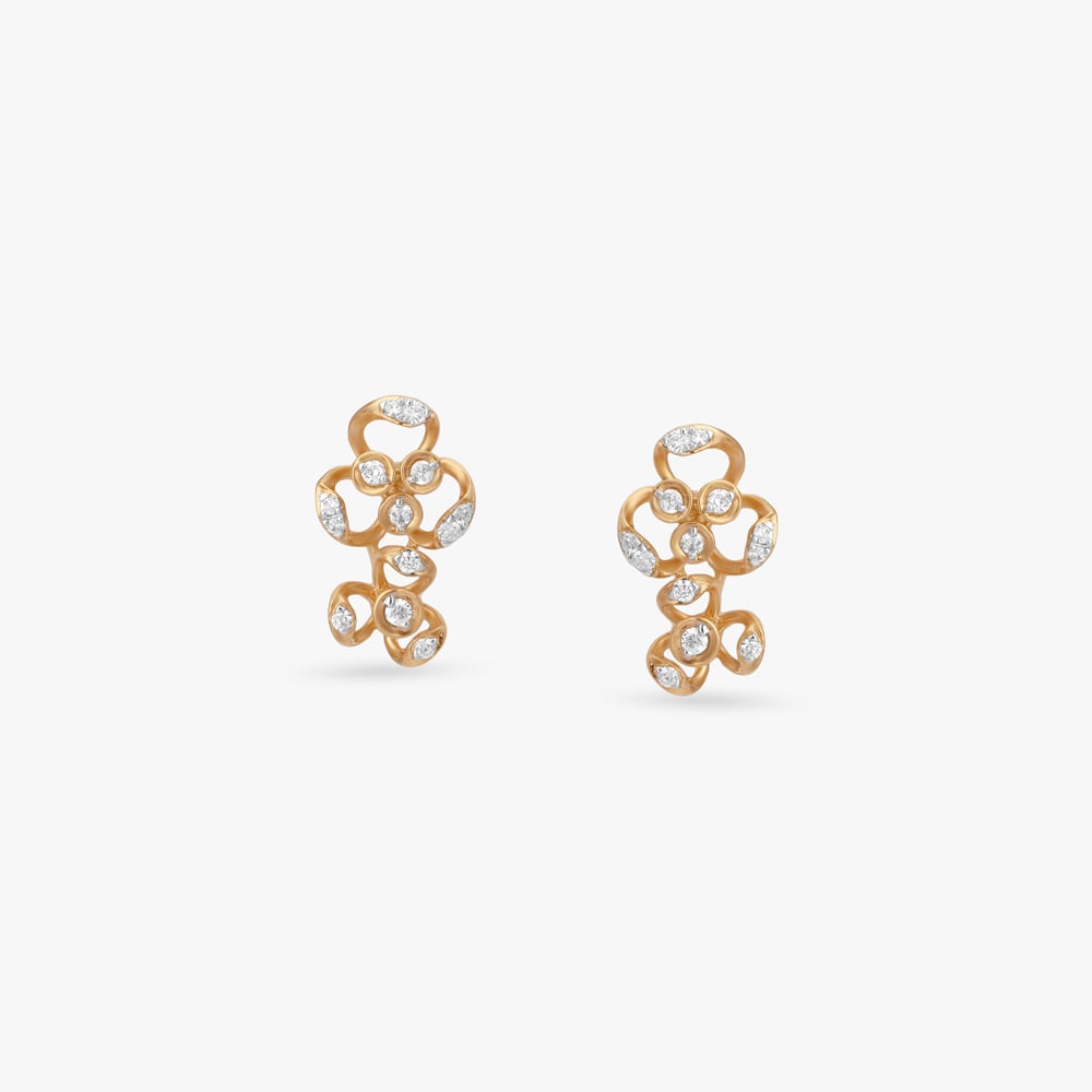 

Cascade Bloom Diamond Stud Earrings