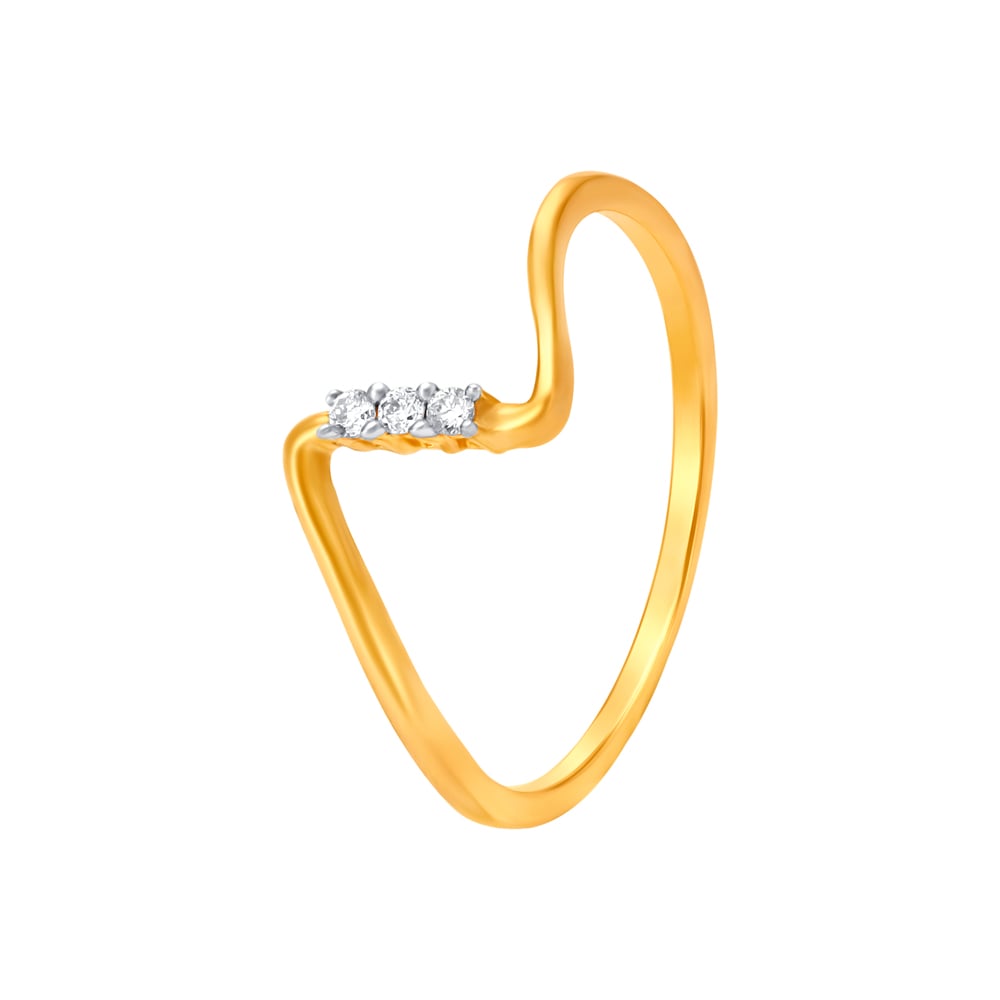 Timeless 18 Karat Gold And Diamond Finger Ring,,hi-res image number null