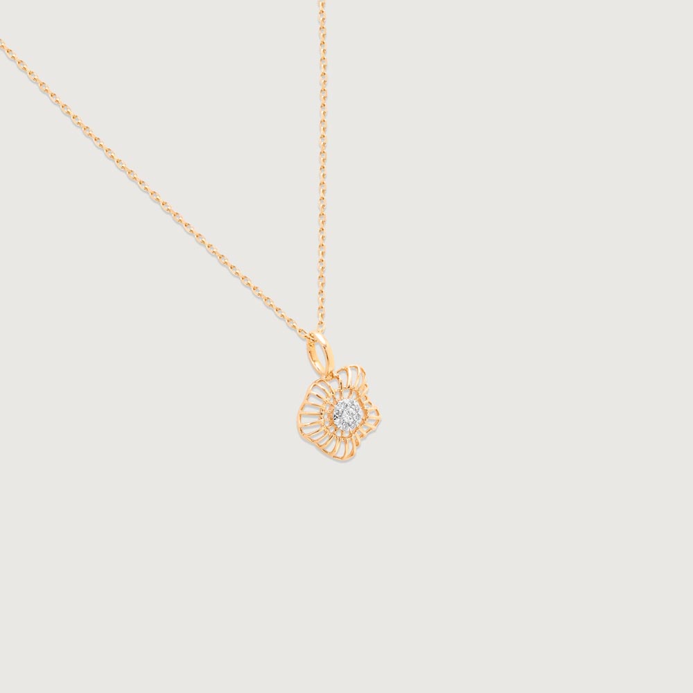 Gleaming Blossom Diamond Pendant,,hi-res image number null