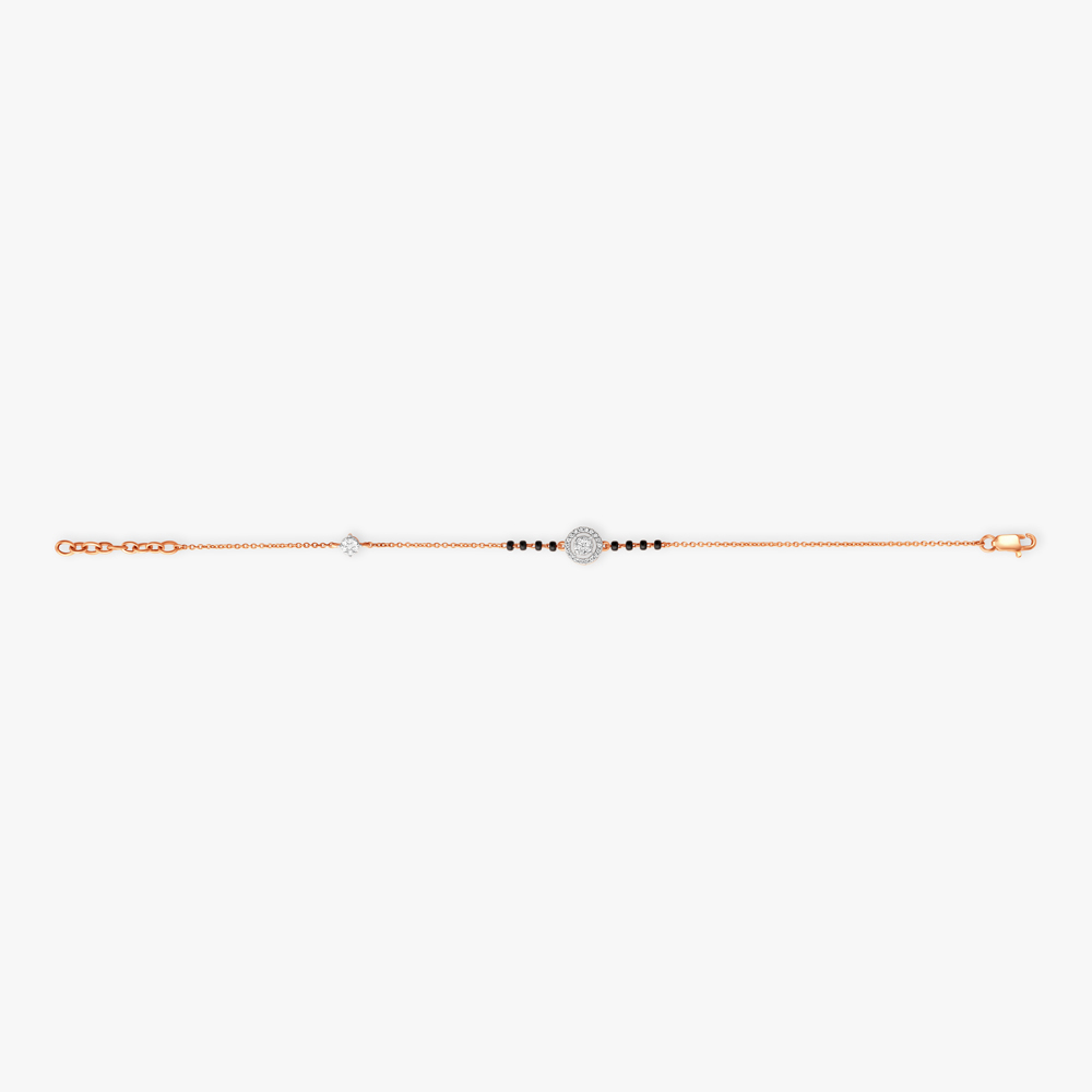 Eternal Love Diamond Mangalsutra Bracelet,,hi-res image number null