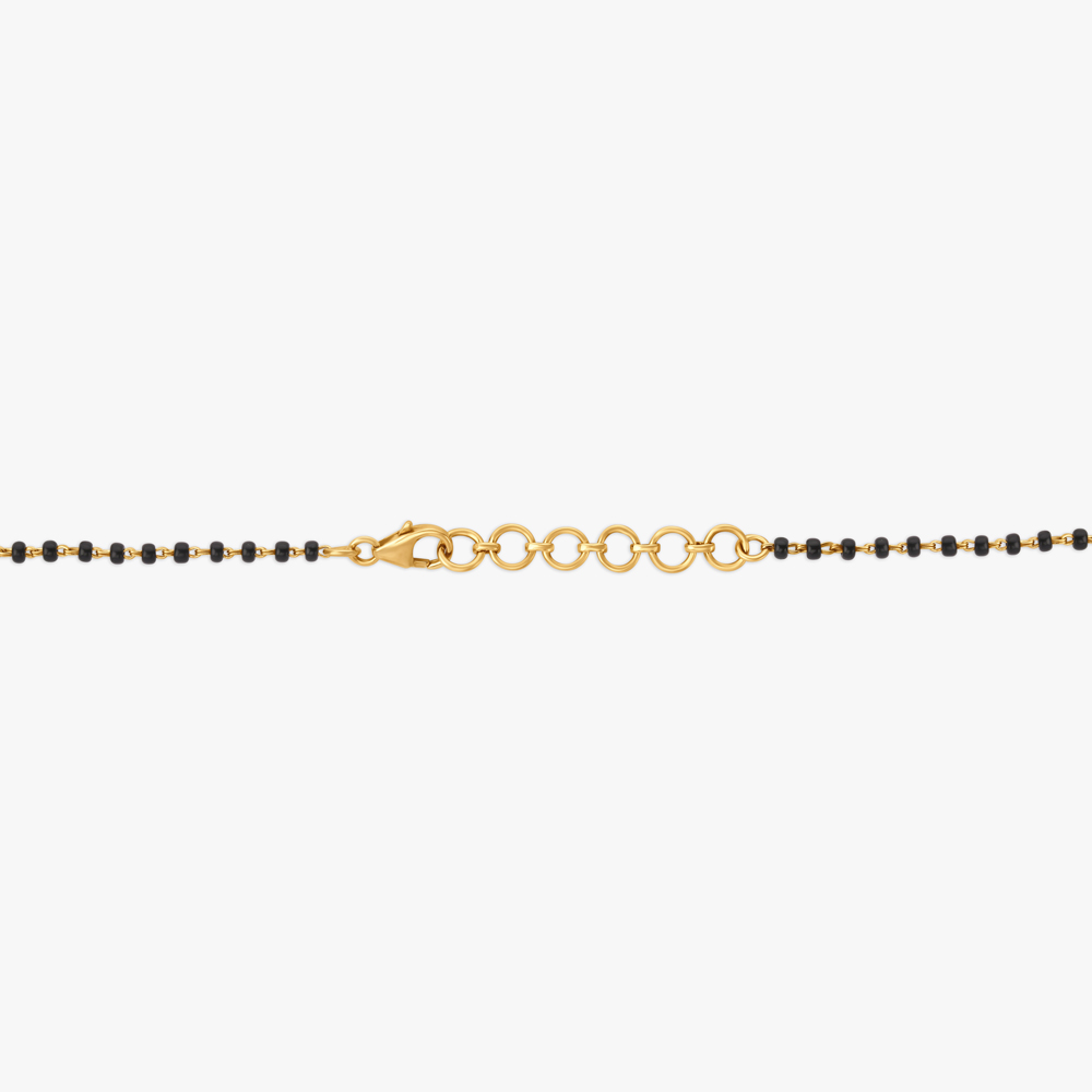 Sole Flower Diamond Mangalsutra,,hi-res image number null