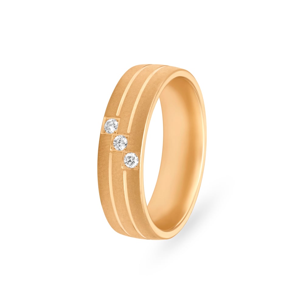 

Grand Bold Diamond Ring in White and Rose Gold