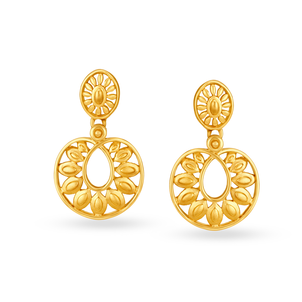 Tanishq Unique Earrings Designs  Price  StudBaliEartopJhumka  Lightweight Gold Earring Tanishq  YouTube