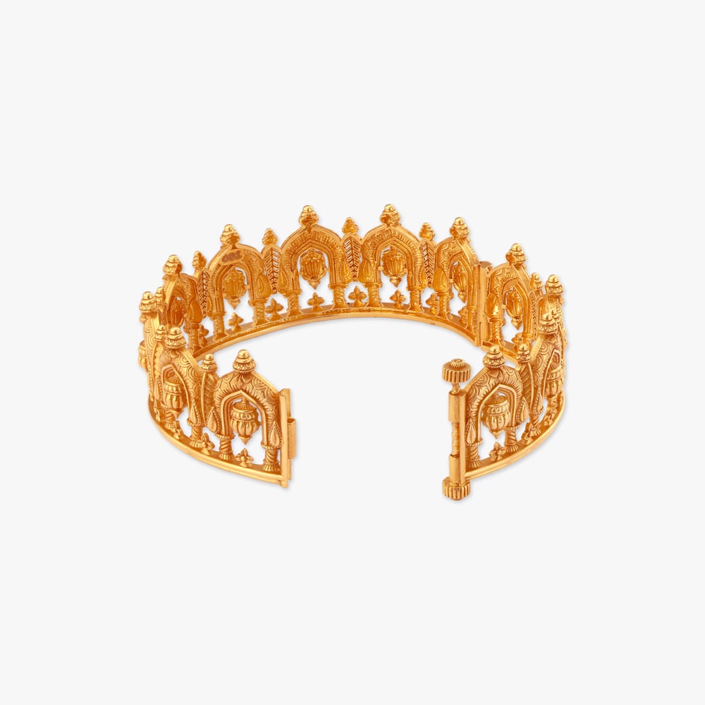 Archways of Splendour Gold Bangles,,hi-res image number null