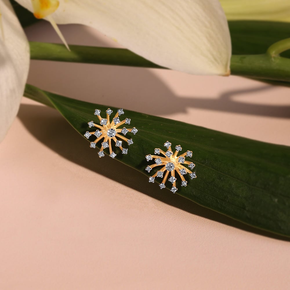 Everbloom Floret Diamond Stud Earrings,,hi-res image number null